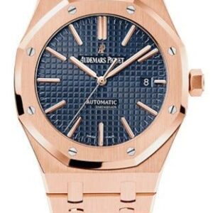 Audemars Piguet Royal Oak Rose Gold Blue Dial