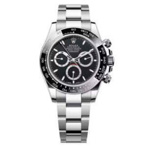 Rolex Cosmograph Daytona 40 Oyster Perpetual Oystersteel black dial Oyster band Reference 126500LN