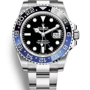 Rolex GMT-Master II "Batman" Oystersteel black dial Oyster band Reference 126710BLNR