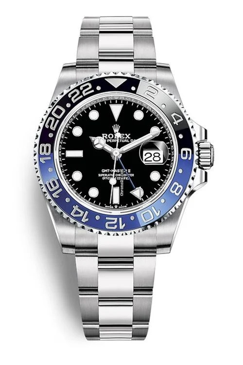 Rolex GMT-Master II "Batman" Oystersteel black dial Oyster band Reference 126710BLNR