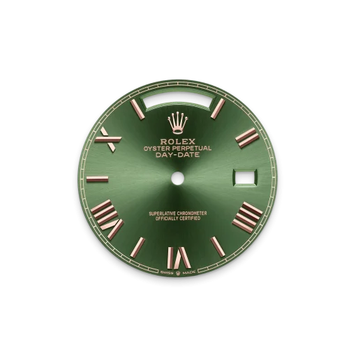 Rolex Day-Date 40 | REF. 228235 | Olive Green Roman Dial | Box & Papers | Everose Gold - Image 3