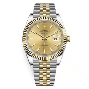 Rolex Datejust 126333 Champagne Index Jubilee 41mm Two-Tone