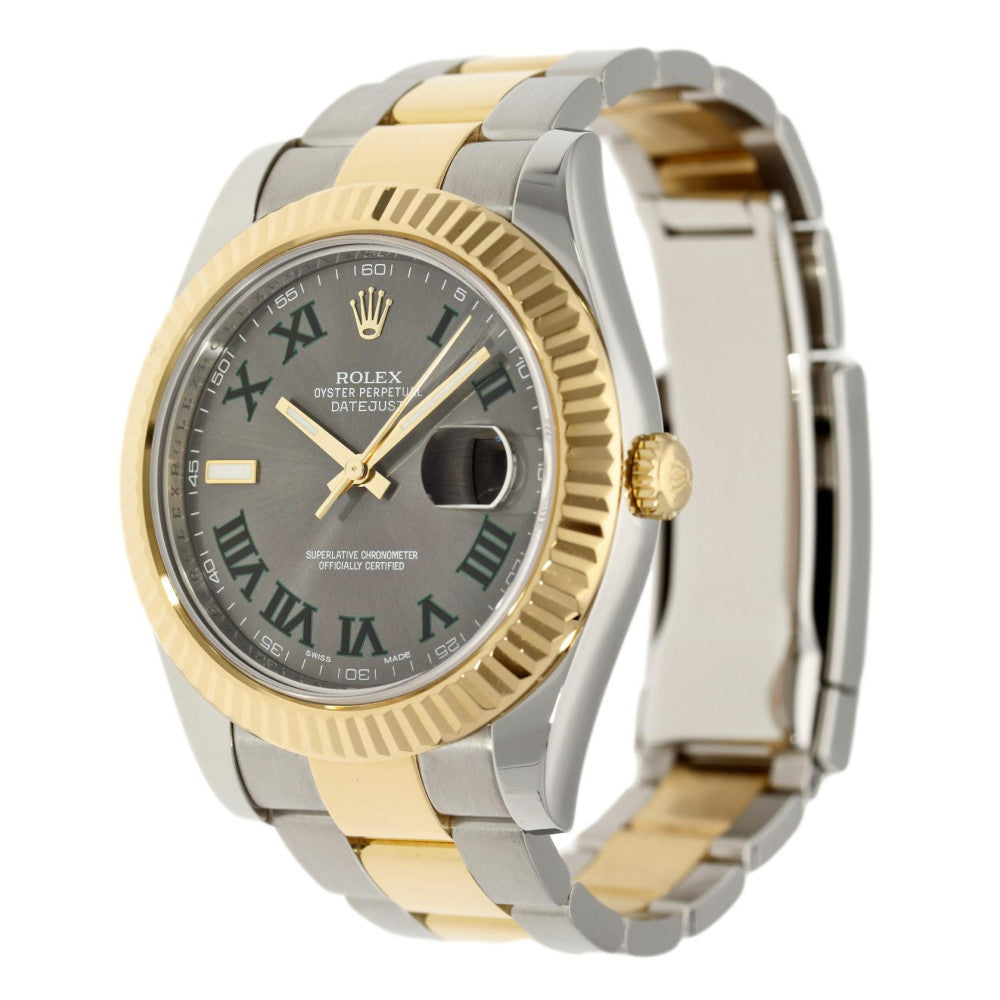 Rolex Datejust II Wimbledon Steel Yellow Gold Oyster - Image 2