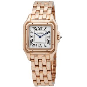 Panthere de Cartier Silver Dial 18kt Pink