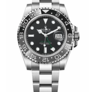 Rolex 2024 GMT-Master II "Bruce Wayne" Oystersteel black dial Oyster band Reference 126710GRNR