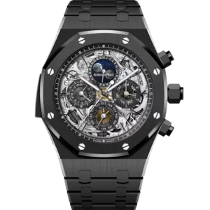 Audemars Piguet Royal Oak Grande Complication Black ceramic and Sapphire dial Black ceramic bracelet Ref. 26605CE.OO.1248CE.01
