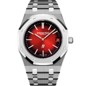 Audemars Piguet Royal Oak “Jumbo” Extra-Thin Titanium and Smoked burgundy dial Titanium bracelet Ref. 16202XT.OO.1240XT.01