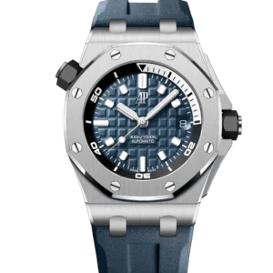 Audemars Piguet Royal Oak Offshore Diver Stainless steel and Blue dial Blue rubber strap Ref. 15720ST.OO.A027CA.01