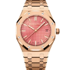 Audemars Piguet Royal Oak Selfwinding 18-carat pink gold and Pink dial 18-carat pink gold bracelet Ref. 77450OR.OO.1361OR.01