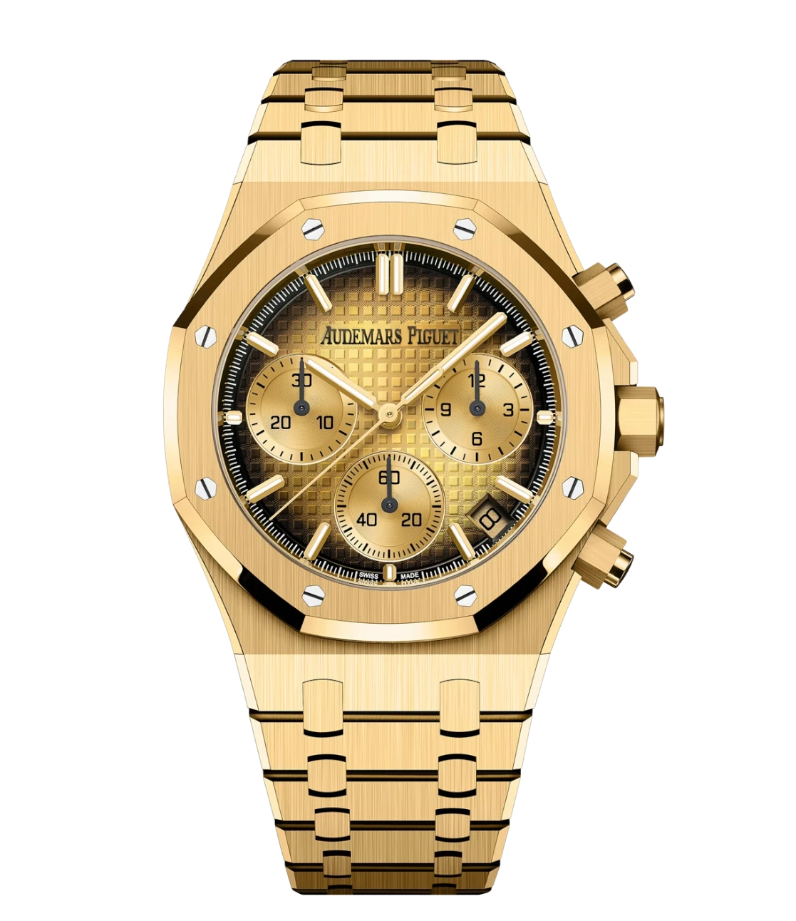 Audemars Piguet Royal Oak Selfwinding Chronograph 18-carat yellow gold and Smoked yellow gold-toned dial 18-carat yellow gold bracelet Ref. 26240BA.OO.1320BA.02