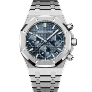 Audemars Piguet Royal Oak Selfwinding Chronograph Stainless steel and “Bleu nuit nuage 50” dial Stainless steel bracelet Ref. 26240ST.OO.1320ST.05