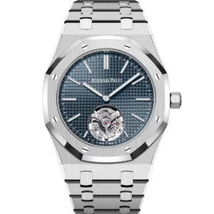 Audemars Piguet Royal Oak Selfwinding Flying Tourbillon Extra-Thin (RD#3) Stainless steel and Blue dial Stainless steel bracelet Ref. 26670ST.OO.1240ST.02
