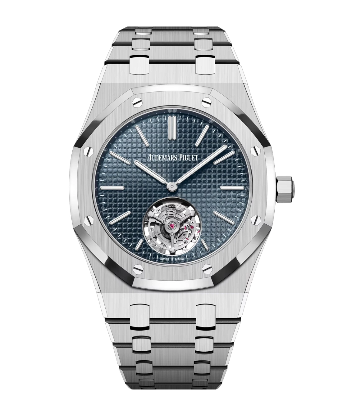 Audemars Piguet Royal Oak Selfwinding Flying Tourbillon Extra-Thin (RD#3) Stainless steel and Blue dial Stainless steel bracelet Ref. 26670ST.OO.1240ST.02