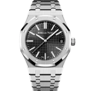 Audemars Piguet Royal Oak Selfwinding Stainless steel and Black dial Stainless steel bracelet Ref. 15510ST.OO.1320ST.07