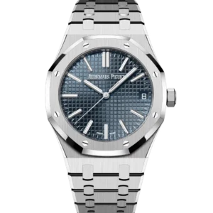Audemars Piguet Royal Oak Selfwinding Stainless steel and “Bleu nuit nuage 50” dial Stainless steel bracelet Ref. 15510ST.OO.1320ST.06