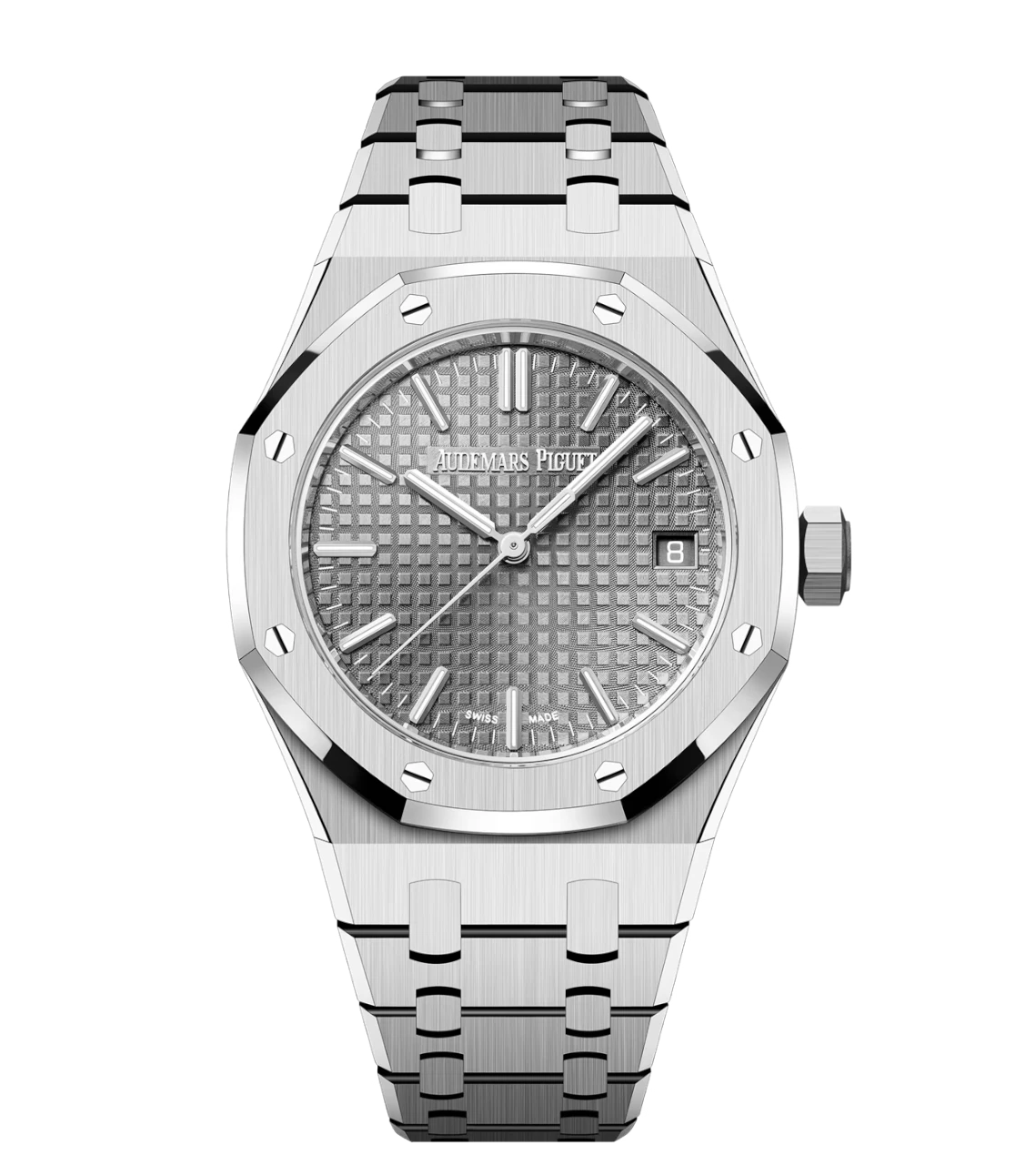 Audemars Piguet Royal Oak Selfwinding Stainless steel and Grey dial Stainless steel bracelet Ref. 15550ST.OO.1356ST.07