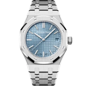 Audemars Piguet Royal Oak Selfwinding Stainless steel and Light blue dial Stainless steel bracelet Ref. 15550ST.OO.1356ST.08