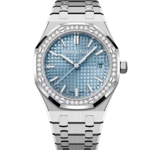 Audemars Piguet Royal Oak Selfwinding Stainless steel and Light blue dial Stainless steel bracelet Ref. 77451ST.ZZ.1361ST.03