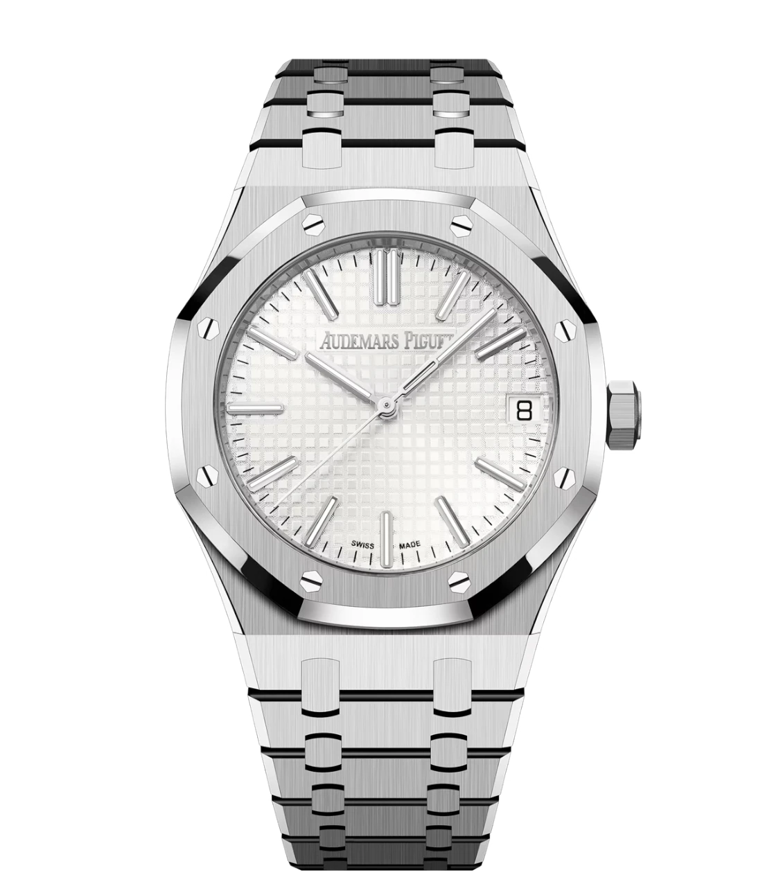 Audemars Piguet Royal Oak Selfwinding Stainless steel and Silver-toned dial Stainless steel bracelet Ref. 15510ST.OO.1320ST.08