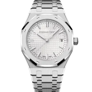 Audemars Piguet Royal Oak Selfwinding Stainless steel and Silver-toned dial Stainless steel bracelet Ref. 77450ST.OO.1361ST.02
