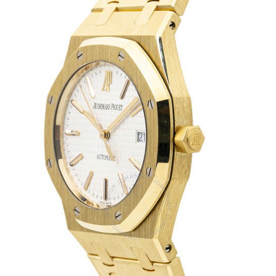 Audemars Piguet Royal Oak Yellow Gold White Dial - Image 2