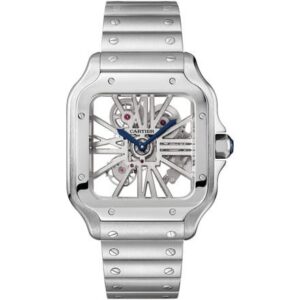 CARTIER Santos Skeleton 39mm Silvered