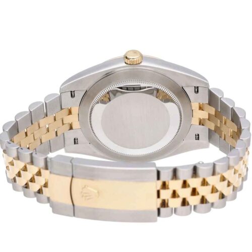 Rolex Datejust 41 Yellow Black Dial and Gold Oyster - Image 3