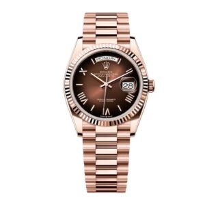 Rolex Day-Date 40 | Everose Gold Dial | Box & Papers | 18k Rose Gold