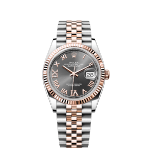 Rolex Datejust 36 Chocolate Dial Automatic 18kt Everose Gold