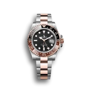 Rolex GMT-Master II "Root Beer" Oystersteel and Everose gold black dial Oyster band Reference 126711CHNR