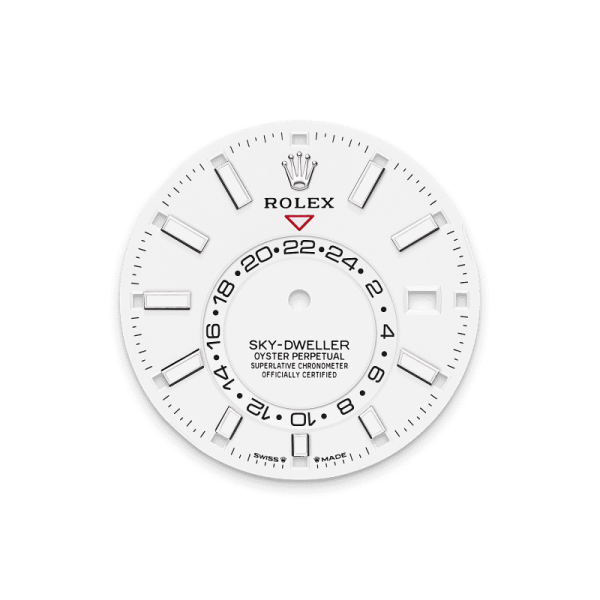 Rolex Sky-Dweller 42 Oyster Perpetual 18 ct white gold intense white dial Oysterflex band Reference 336239 - Image 2