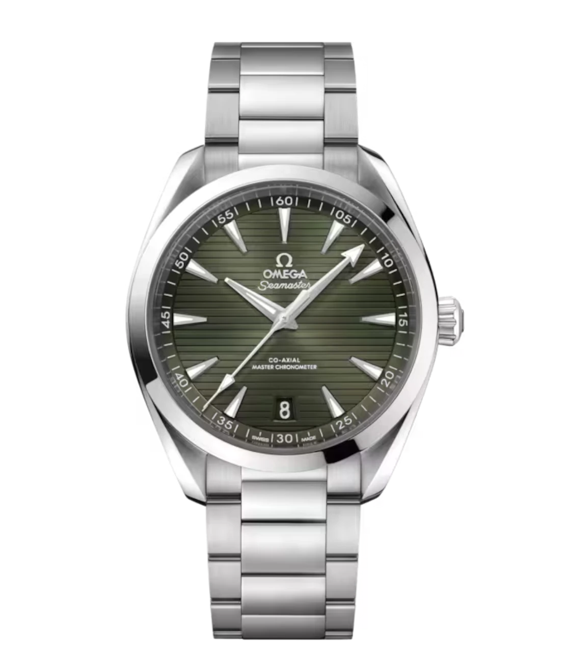 OMEGA Seamaster Aqua Terra 150M Steel and Green dial steel bracelet Ref. 220.10.41.21.10.001