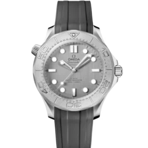 OMEGA Seamaster Diver 300M Steel and Grey dial Grey Rubber strap Ref. 210.32.42.20.06.002