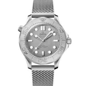 OMEGA Seamaster Diver 300M Steel and Grey dial Steel Foldover clasp bracelete Ref. 210.30.42.20.06.002