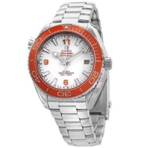 Omega PLANET OCEAN 600M CO‑AXIAL MASTER CHRONOMETER 43MM Orange White Dial