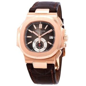 Patek Philippe Nautilus Black-Brown Dial 18kt Rose