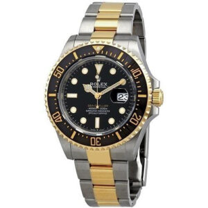 Rolex Sea-Dweller 43 Oyster Perpetual Oystersteel and yellow gold Cerachrom bezel insert in black ceramic Oyster band Reference 126603