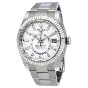 Rolex Sky-Dweller 41 Oyster Perpetual Oystersteel and white gold intense white dial Oyster band Reference 326934BLSO