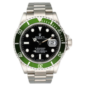 Rolex Submariner 'Kermit' 41 Oyster Perpetual Oystersteel black dial Oyster band Reference 116610LN