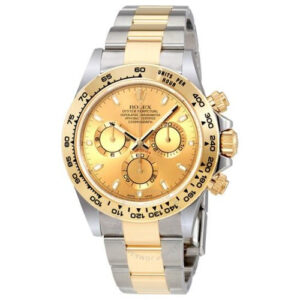 Rolex Cosmograph Daytona 40 Oyster Perpetual 18 ct yellow gold champagne colour dial Oyster band Reference 116500LN