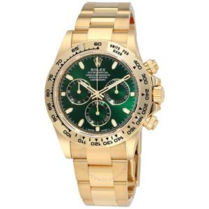 Rolex Cosmograph Daytona 40 Oyster Perpetual 18 ct yellow gold green dial Oyster band Reference 116508GRSO