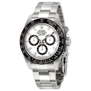 Rolex Cosmograph Daytona 40 Oyster Perpetual Oystersteel white dial Oyster band Reference 126500LN
