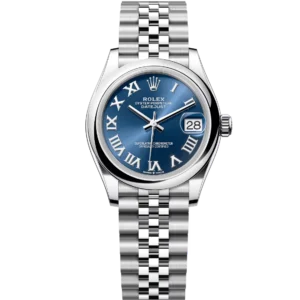Rolex Datejust 31 Oyster Perpetual Oystersteel bright blue dial Jubilee band Reference 278240