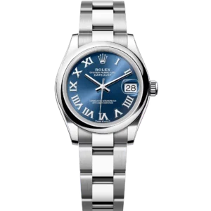 Rolex Datejust 31 Oyster Perpetual Oystersteel bright blue dial Oyster band Reference 278240