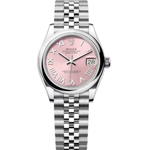 Rolex Datejust 31 Oyster Perpetual Oystersteel pink dial Jubilee band Reference 278240