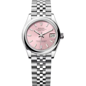 Rolex Datejust 31 Oyster Perpetual Oystersteel pink dial Jubilee band Reference 278240