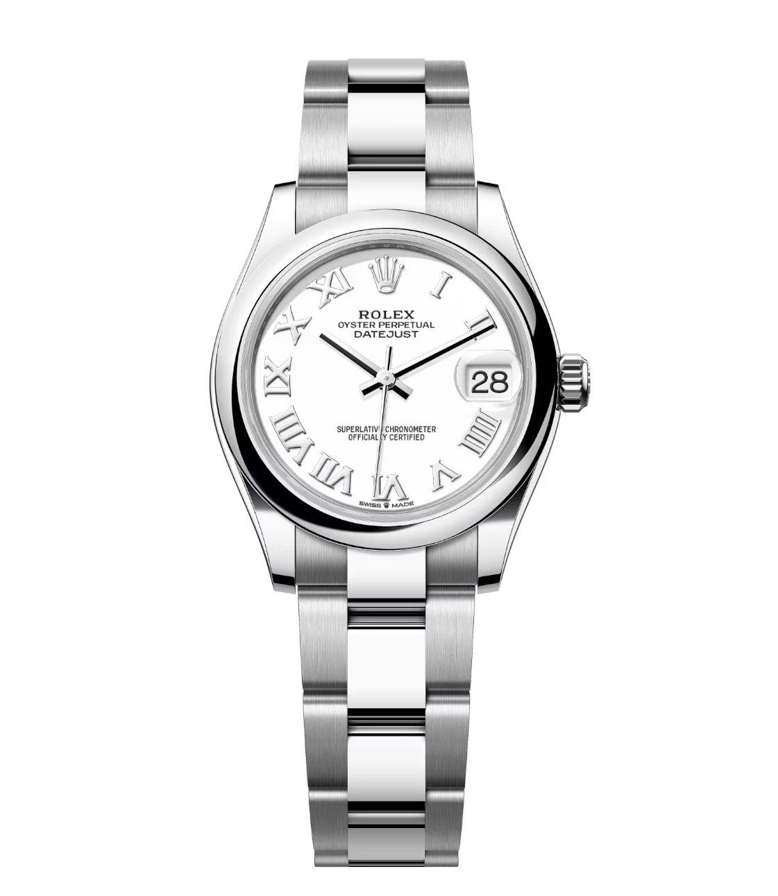 Rolex Datejust 31 Oyster Perpetual Oystersteel white dial Oyster band Reference 278240