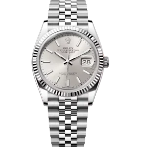 Rolex Datejust 31 Oyster Perpetual Oystersteel and white gold silver dial Jubilee band Reference 278274
