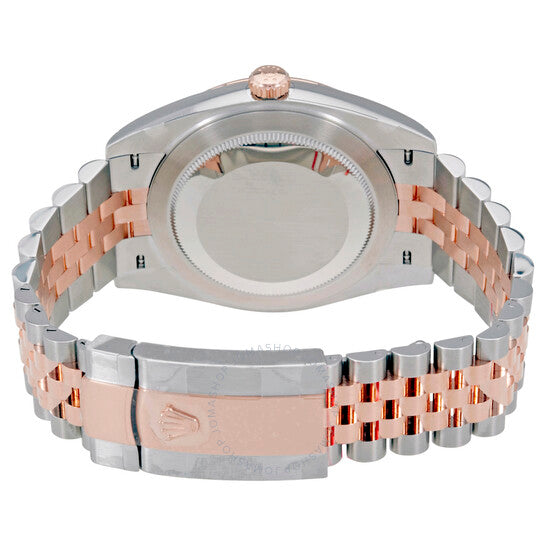 Rolex Datejust 41mm Chocolate Dial Steel Everose Gold Jubilee - Image 2