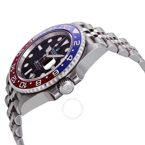 Rolex GMT-Master II "Pepsi" Oystersteel black dial Jubilee band Reference 126710BLRO - Image 3